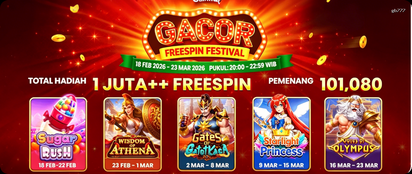 Login gb777 Sekarang Bonus Melimpah